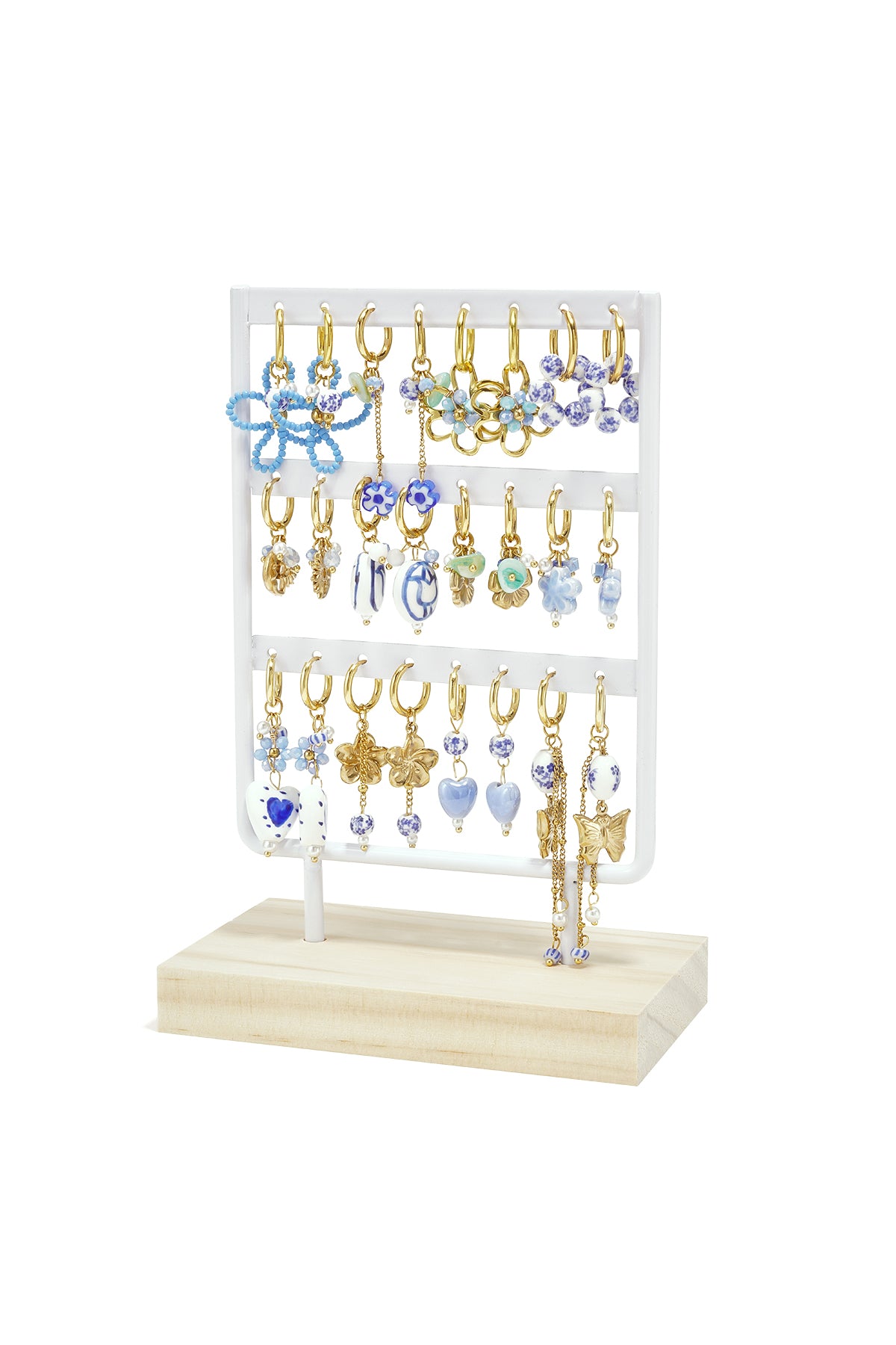 Keramische oorbellen display set hart vakantie/strand romantische serie dames sieraden