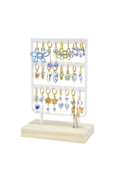 Keramische oorbellen display set hart vakantie/strand romantische serie dames sieraden