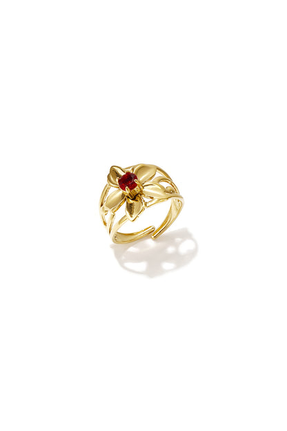 Opvallende ringen van roestvrij staal met bloemmotief, casual en eenvoudig voor dagelijks gebruik, damessieraden.