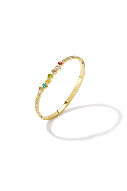 Roestvrijstalen rechthoekige armbanden, eenvoudige dagelijkse sieraden uit de Simple Series voor dames.
