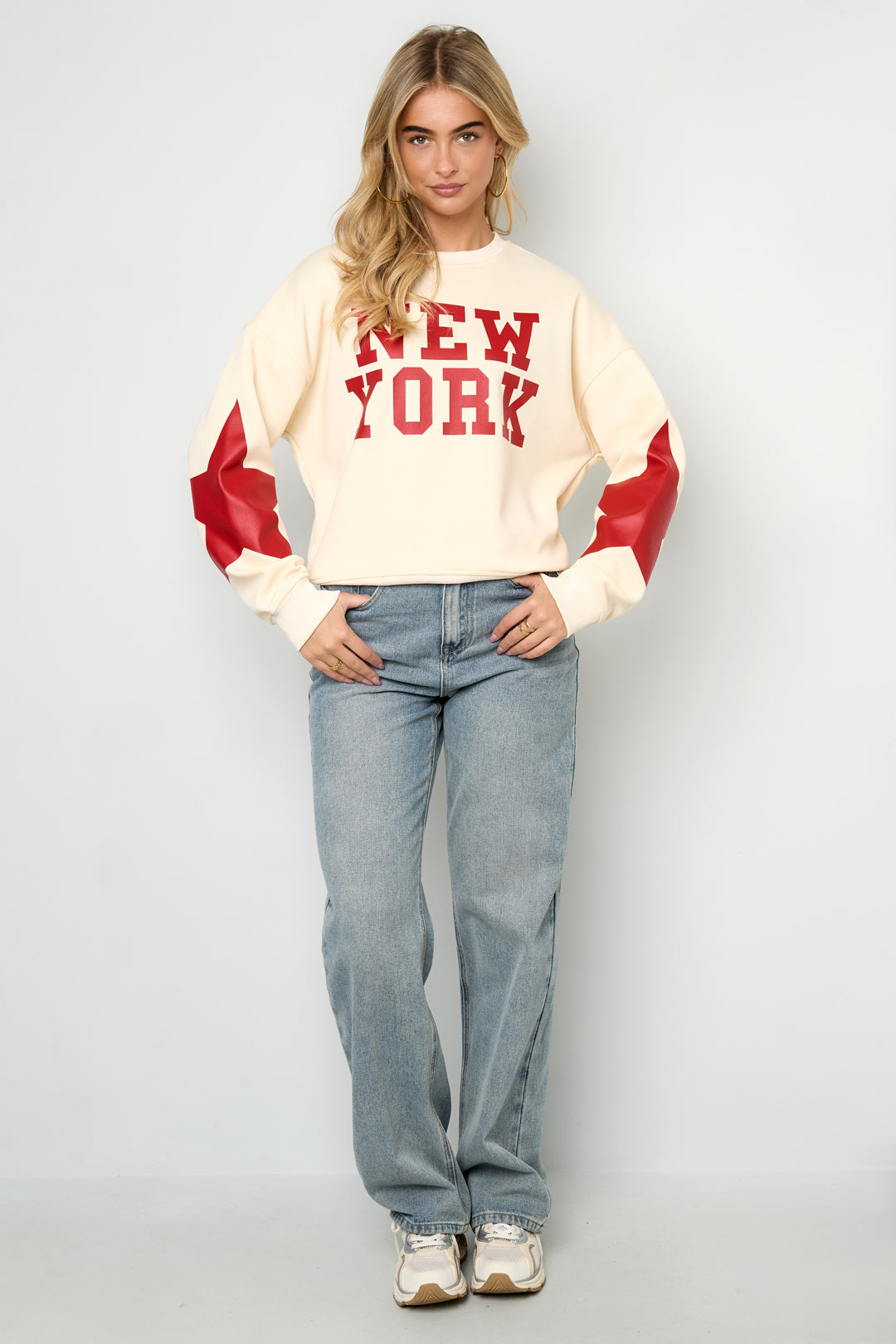 New York sweater met ster