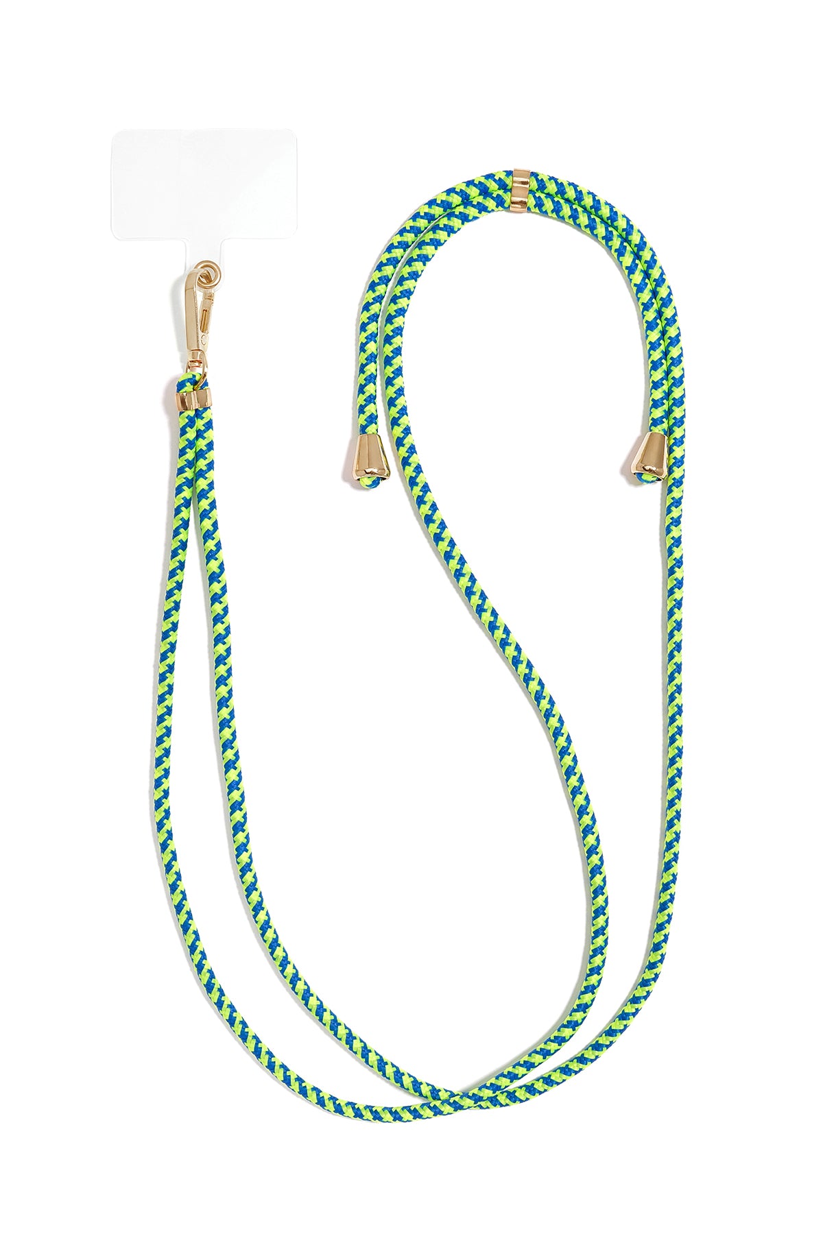 Telefoonketting van patchwork, eenvoudig, polyester, dagelijkse accessoires