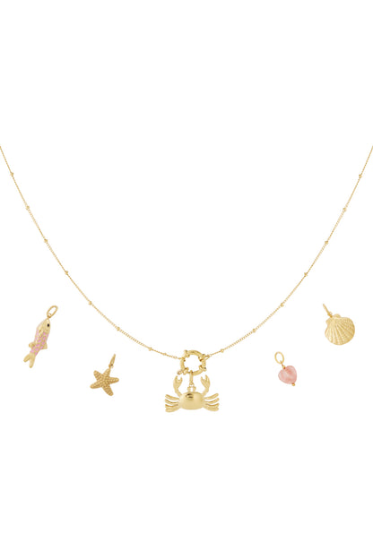 DIY krab ketting