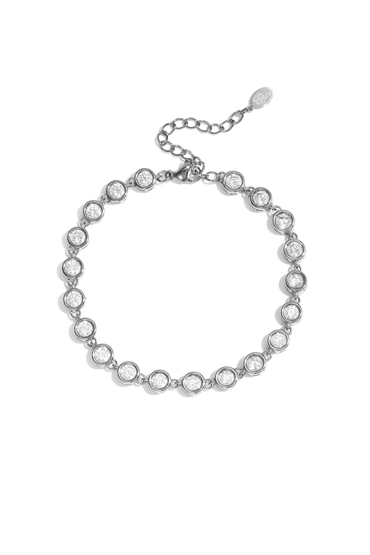 Roestvrijstalen schakelarmbanden, cirkelvormig, eenvoudig, dagelijks gebruik, eenvoudige serie, damessieraden