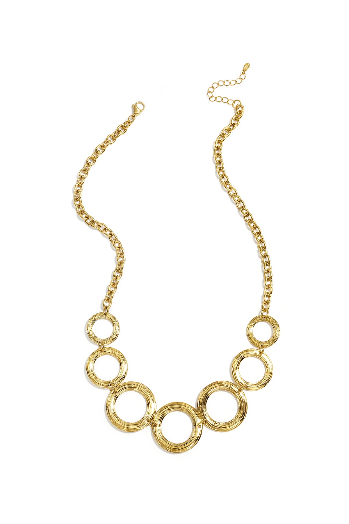 Statementketting met grote open cirkels
