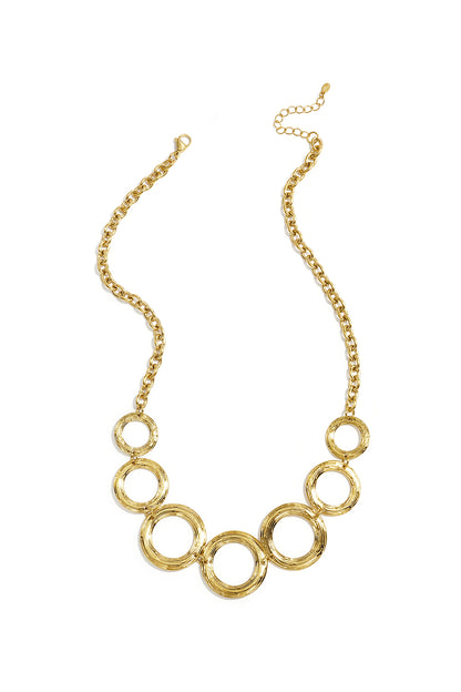 Statementketting met grote open cirkels