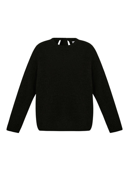 Trui met open rug