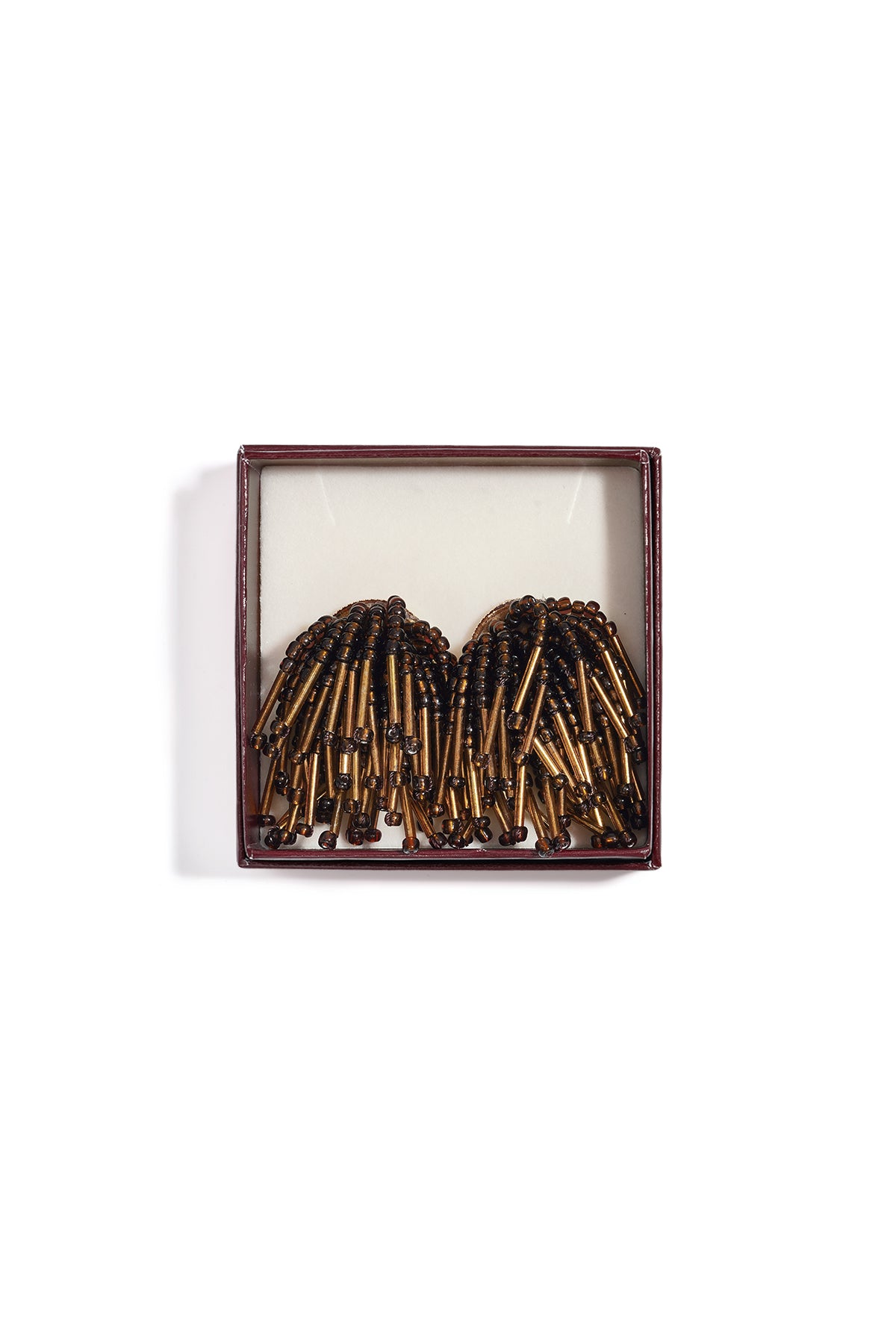 Oorbellen van glaskralen, eenvoudige kralen, dagelijkse sieraden, eenvoudige serie voor dames.