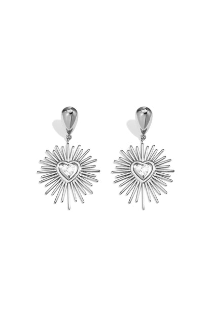 Oorbellen van roestvrij staal met onregelmatige vorm, elegant, geschikt voor feestjes en bijeenkomsten, luxe serie damessieraden