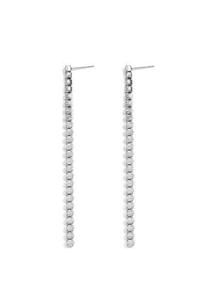 Oorbellen met hangertjes van roestvrij staal en ketting, elegant, geschikt voor feestjes en bijeenkomsten, luxe serie damessieraden