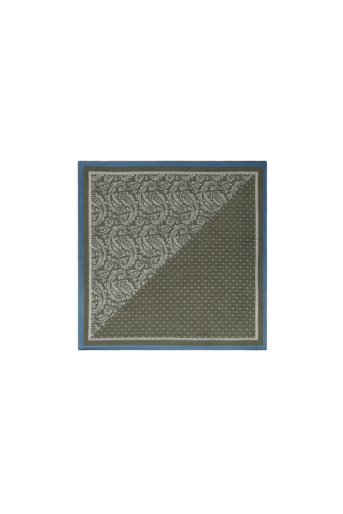 Wintersjaals met paisley-patroon, retro imitatiezijde, dagelijkse accessoires