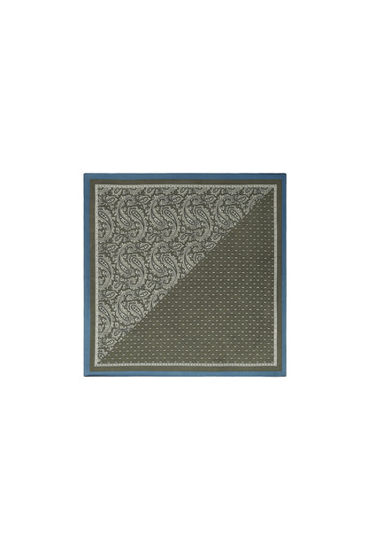 Wintersjaals met paisley-patroon, retro imitatiezijde, dagelijkse accessoires