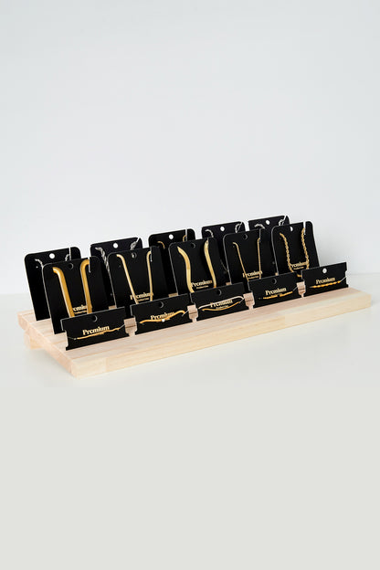 Houten jewelery tray
