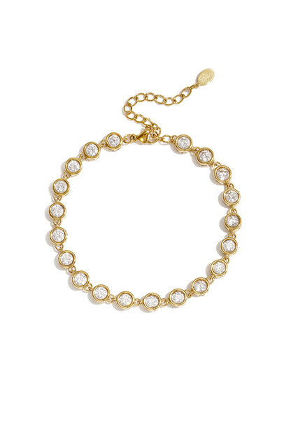 Roestvrijstalen schakelarmbanden, cirkelvormig, eenvoudig, dagelijks gebruik, eenvoudige serie, damessieraden