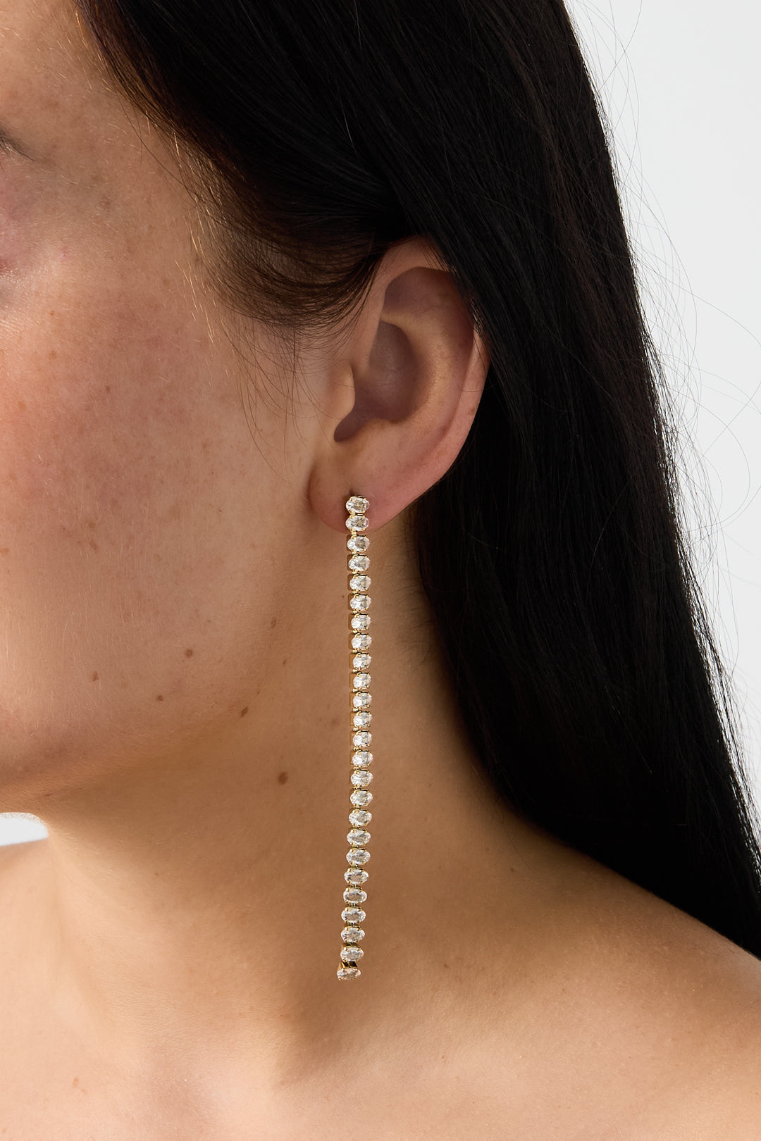 Oorbellen met hangertjes van roestvrij staal en ketting, elegant, geschikt voor feestjes en bijeenkomsten, luxe serie damessieraden