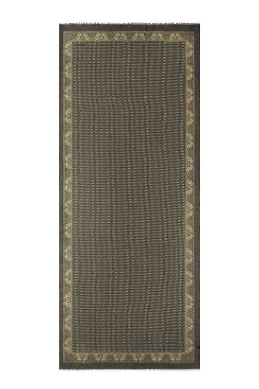 Zomersjaals met ruitpatroon, eenvoudig, polyester, dagelijkse accessoires