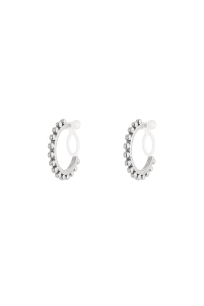 Oorbellen met opvallende ringclip