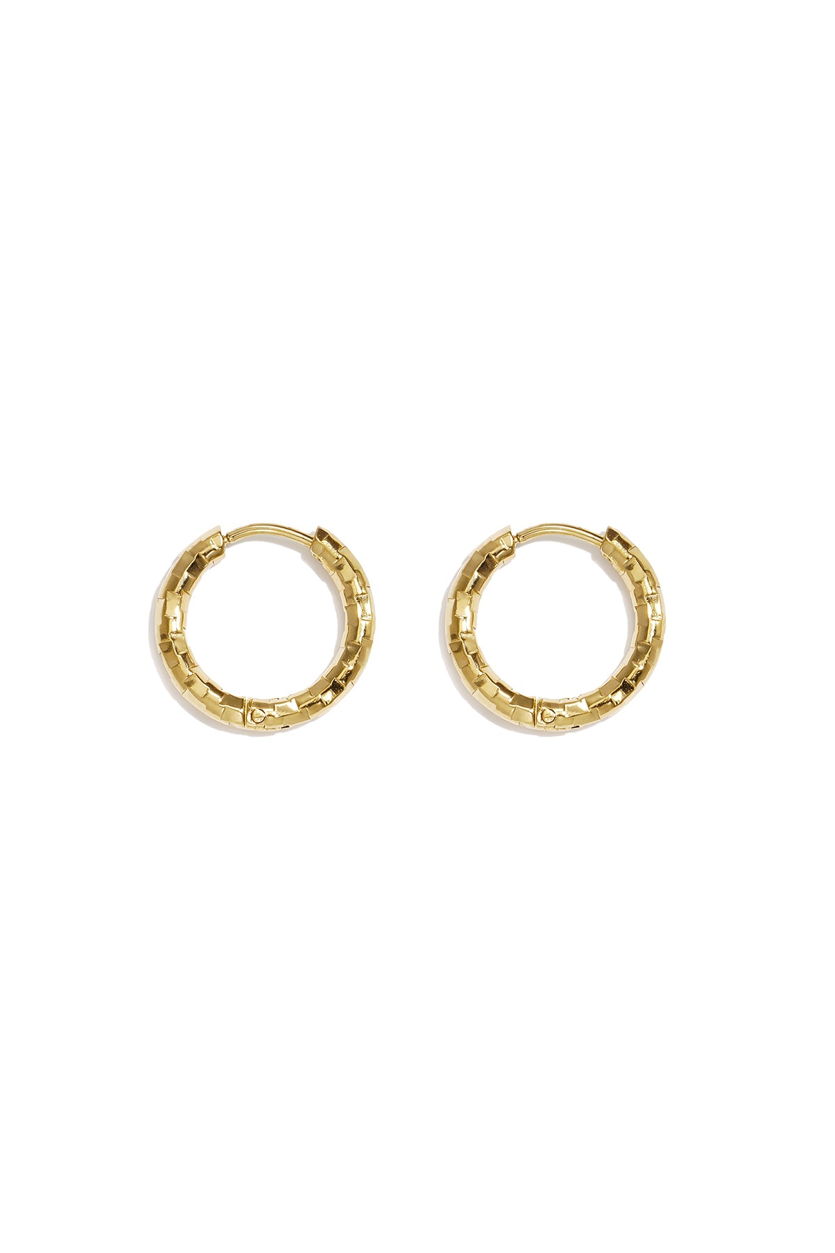 Oorbellen van roestvrij staal, Circle Simple, Simple Series, damessieraden