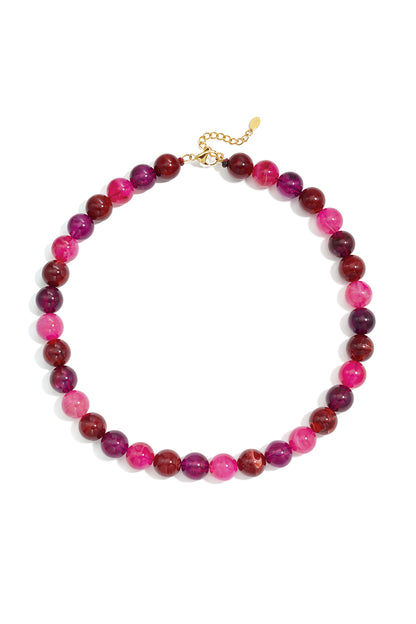 Acryl kralenkettingen, ronde, casual, dagelijkse, eenvoudige serie, dames sieraden