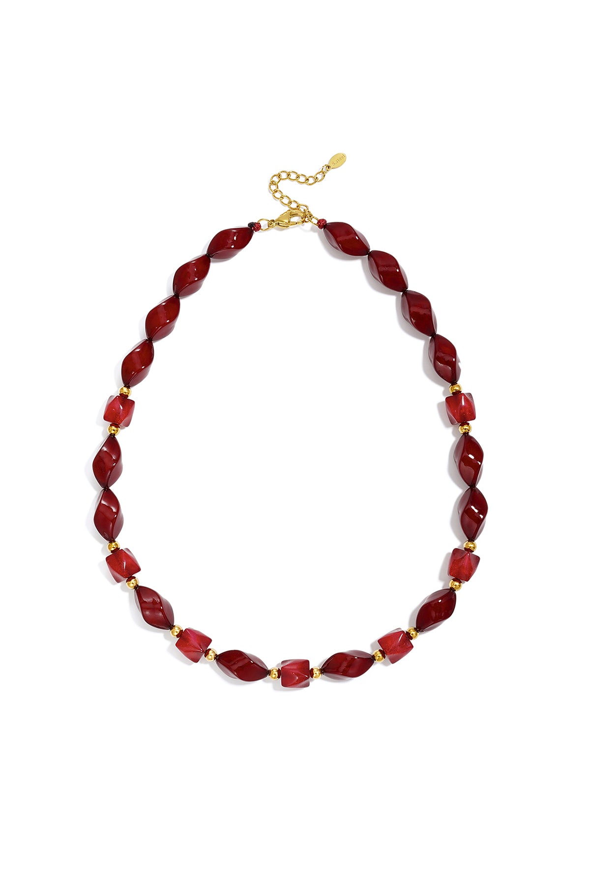 Acryl kralenkettingen met onregelmatige vorm, eenvoudige, alledaagse serie, dames sieraden