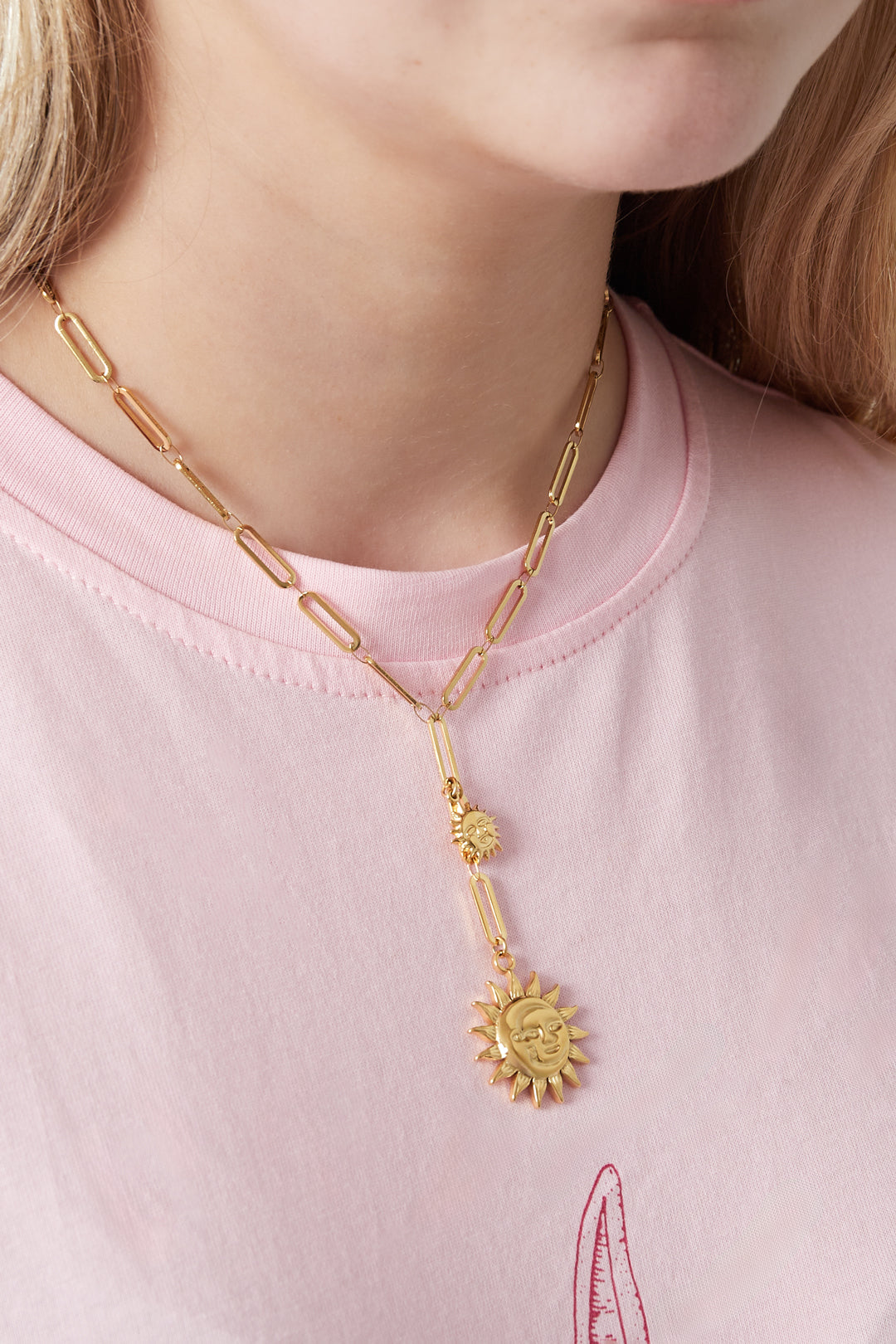 Dubbele zon ketting