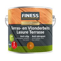 Finess terras- en vlonderbeits anti-slip teak - 2,5 liter