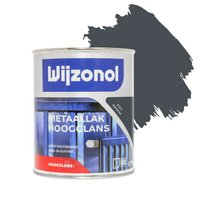 Wijzonol Metaallak Hoogglans - Antraciet - 750 ml