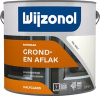 Wijzonol Dekkend Halfglans - 2,5l - RAL 9001